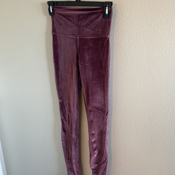 lululemon align high rise Wunder Lounge Velvet Leggings - Garnet. - Picture 3 of 6